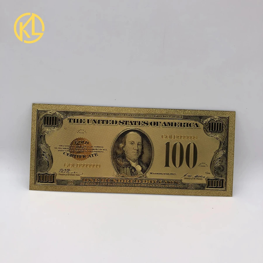 1 шт долларовая Золотая банкнота, 1,2, 5,10, 20,50, 100, 500,1000, 5000,10000, 100000,1 миллионов долларов США, 1 млрд с принтом в виде Человека-паука, Иисус счетная