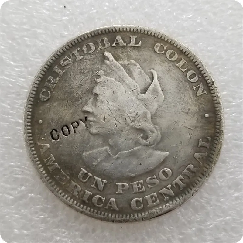 1896 EL SALVADOR 1 песо (Колон) копия памятных монет медаль коллекционные