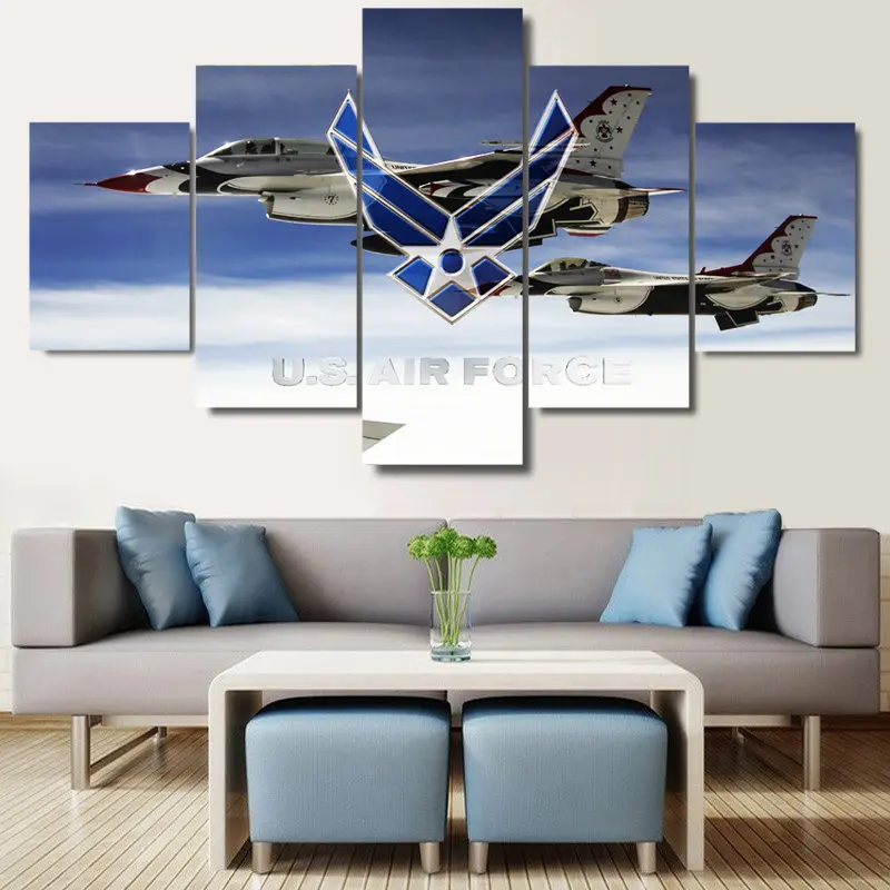 5 шт. Печать на холсте настенная живопись искусство домашнего декора пейзаж