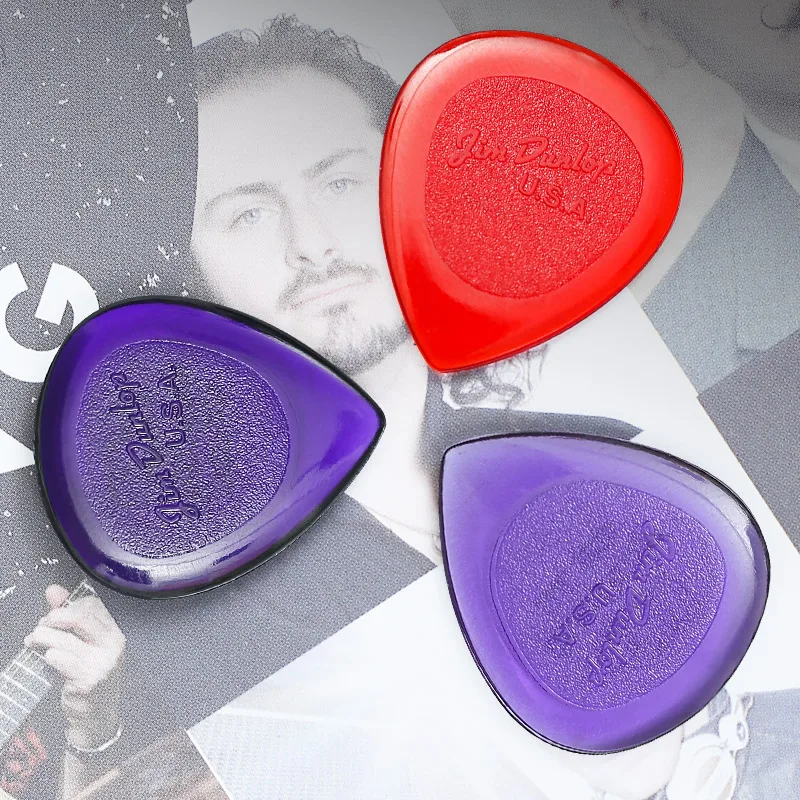 1 шт Dunlop Stubby крупная слеза гитары Палочки медиатор прочная прозрачная акустическая Электрогитары Палочки s Толщина 1/2/3 мм Палочки s