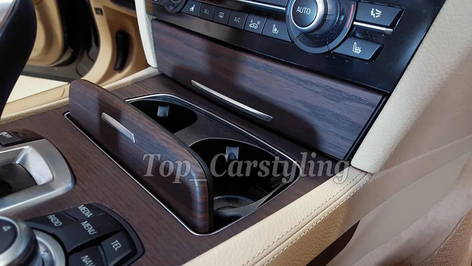 Темное тиковое дерево текстурированная виниловая оберточная Наклейка Лист