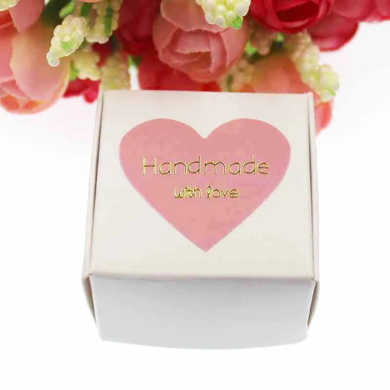 50 шт крафт/Белый/Черный Маленький милый мыльница Подарочная коробка конфетная