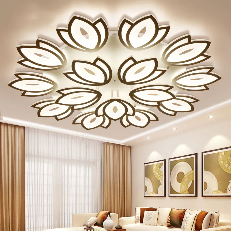 Минималистичная современная светодиодная потолочная люстра Светильники для