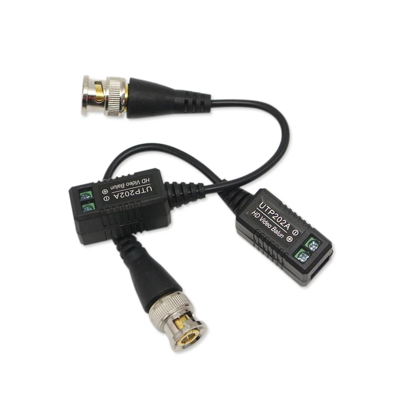 Quality Cheapest enhanced Video Balun Twisted BNC CCTV passive Transceivers UTP Cat5 20PCS | Безопасность и защита