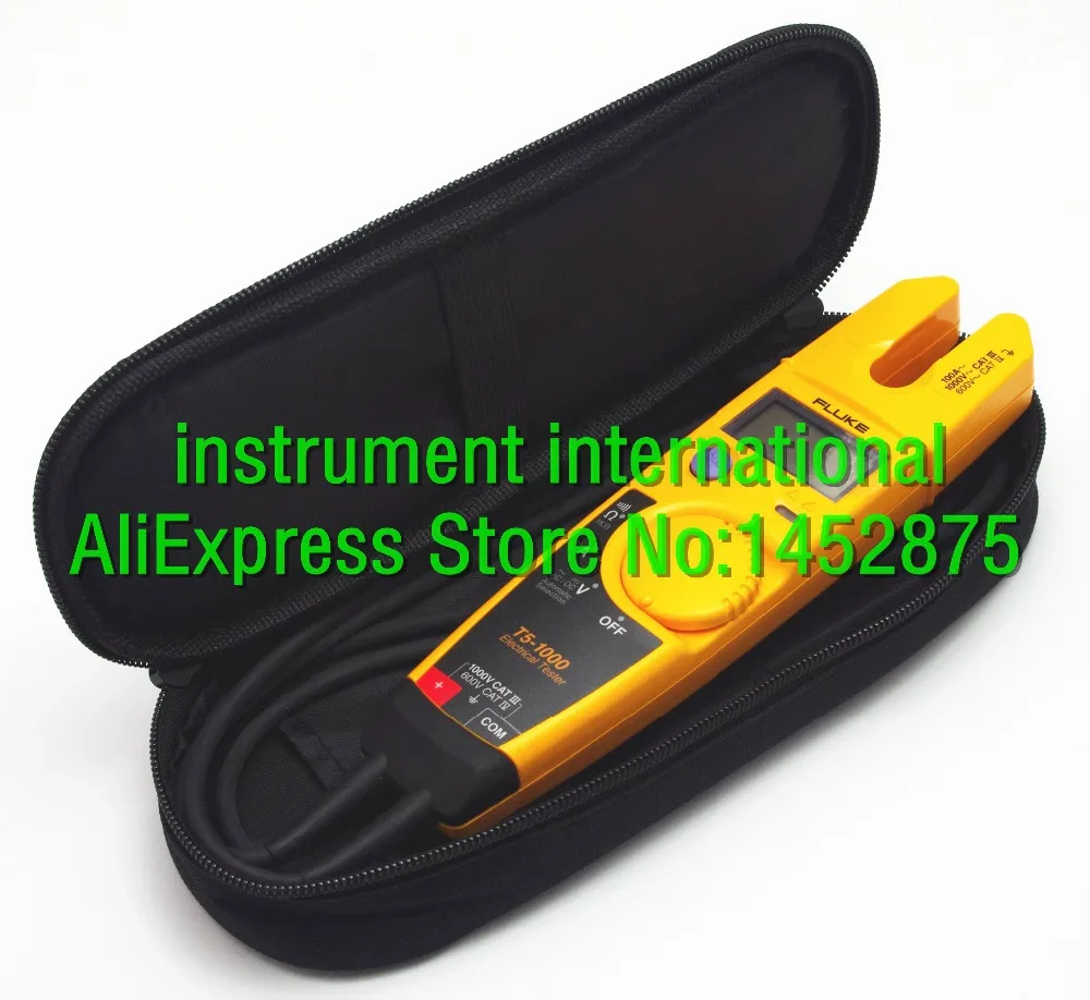 Мягкий чехол с двойной молнией для зажима Fluke T5 1000 600 T6 302 + 303 305 321 322 323 324 365 LH41A|fluke