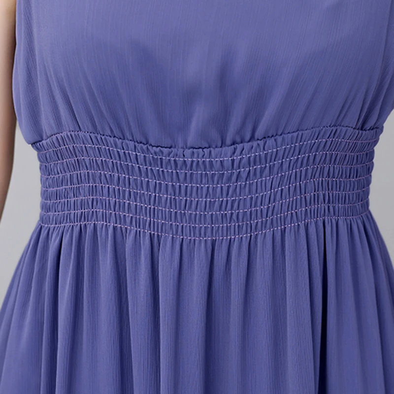 

Chiffon Summer Dress Women 2018 Female Sexy Off Shoulder boho White Dresses Sleeveless Spaghetti Strap Solid Elegant vestido