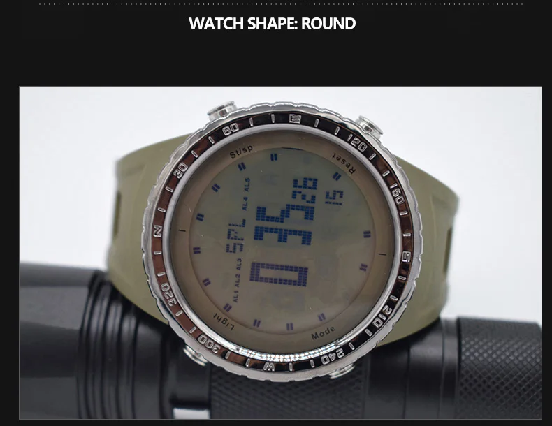 Водонепроницаемые наручные автоматические часы для мужчин digitais Бег мужские