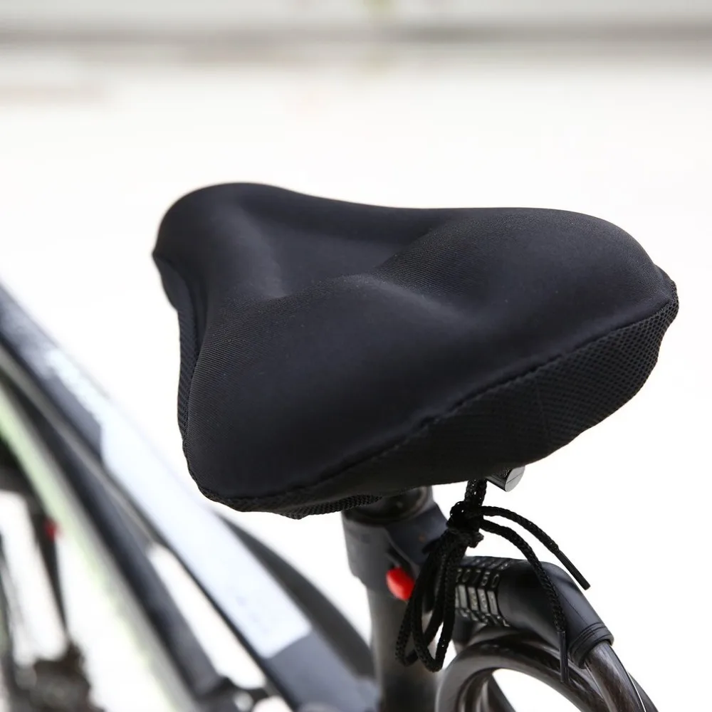 Universal 3D Silicone Gel Pad Soft Thick Bike Bicycle Saddle Cover Cycling Cycle Seat Cushion Riding Sitting Protecter | Спорт и