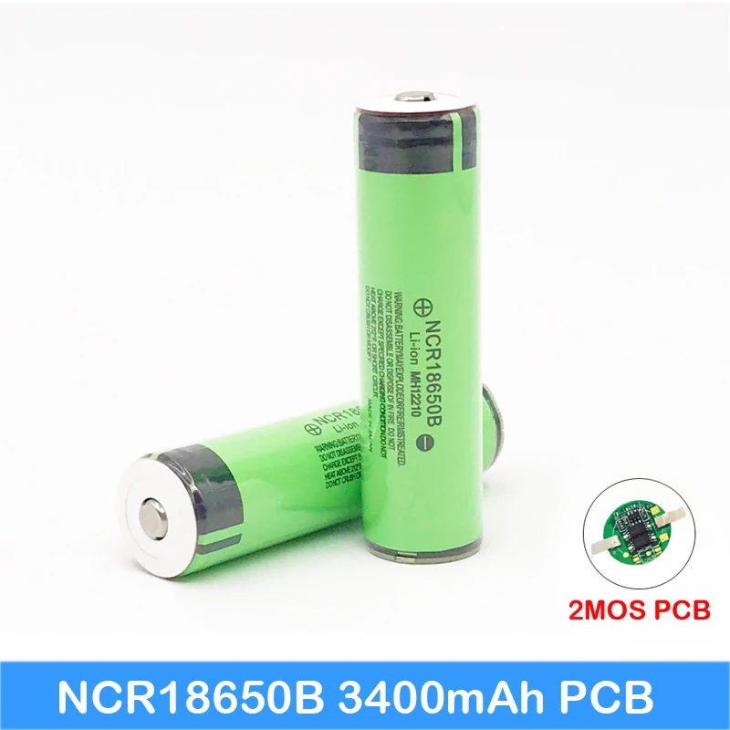 18650 аккумулятор ncr18650b защищенный 100% оригинальный 3400 мАч 3 7 в литий ионный Rechargebale PCB