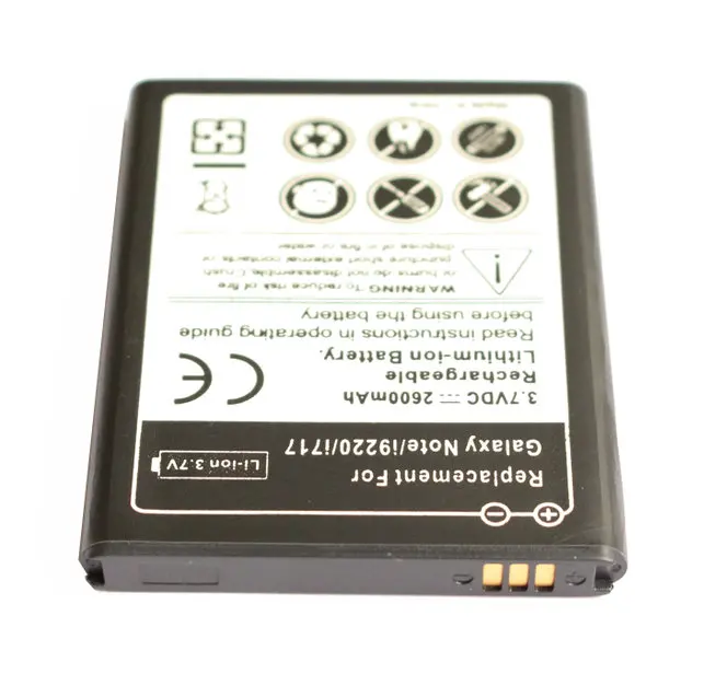 2x2600 мА/ч EB615268VU запасная батарея + универсальное зарядное устройство для Samsung Galaxy