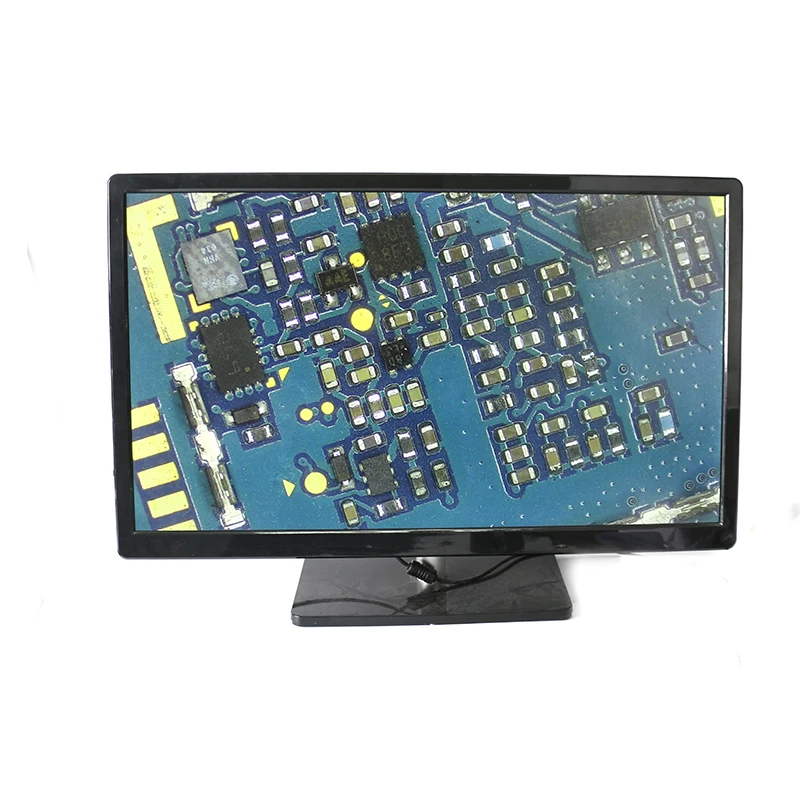 Автофокус 1080P 60FPS SONY IMX290 HDMI TF видео Автофокус промышленный видео микроскоп камера 180X C-Mount объектив для ремонта PCB SMT