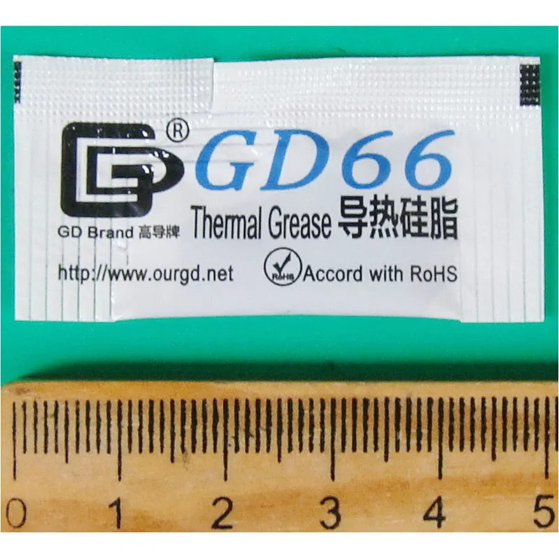 10 шт. GD66 термопроводящая смазка силиконовая паста пластырь для радиатора граммов