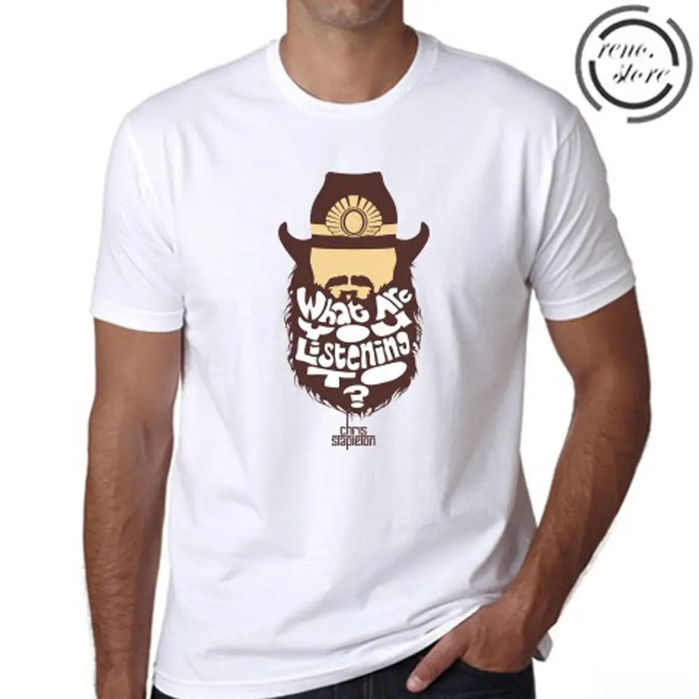 Chris Stapleton концертный тур логотип мужская Белая Футболка размер S M L XL 2XL 3XL удобная