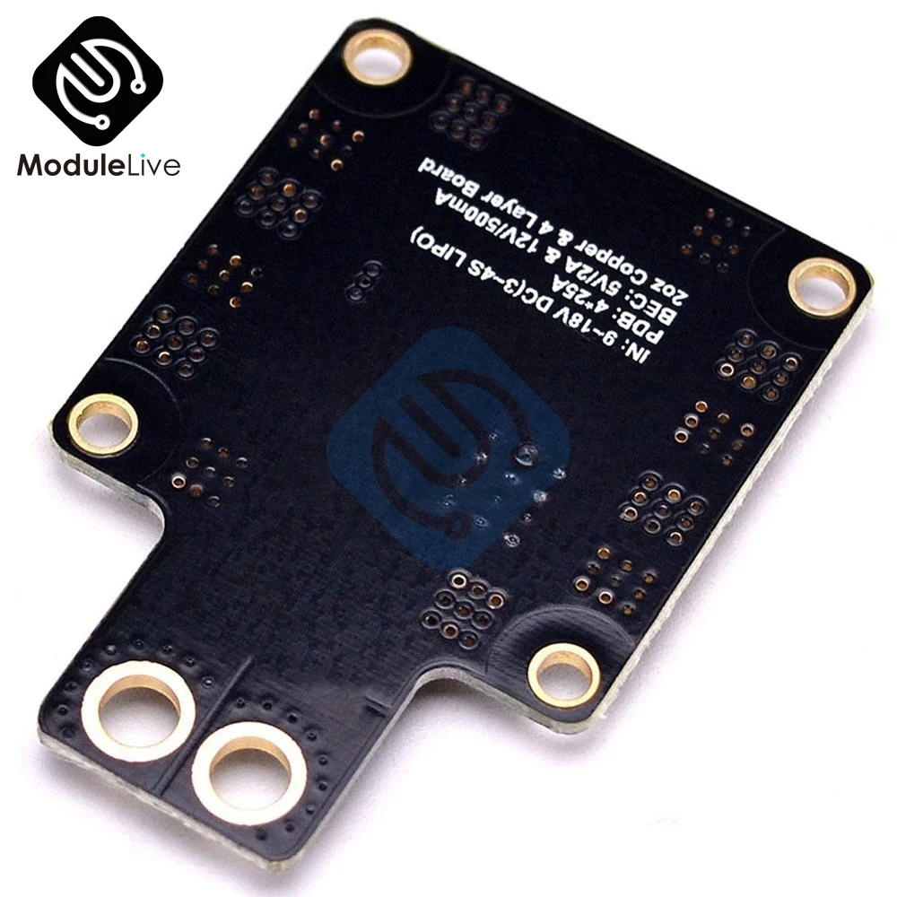 Мини блок питания PDB XT60 распределительная плата модуль с BEC 5V 12V для FPV дрона