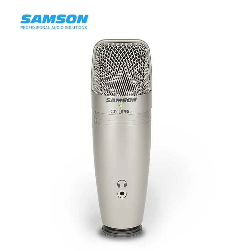 Конденсаторный микрофон Samson C01U Pro с мониторингом в реальном времени и студийным