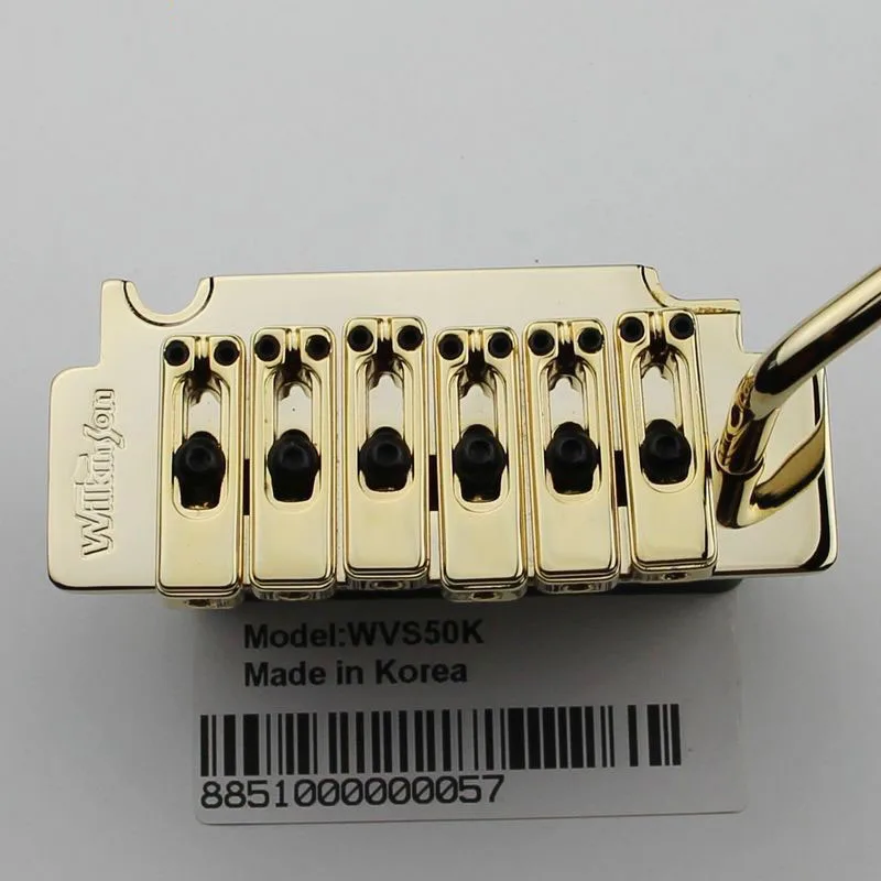 Мост Wilkinson WVS50K Guita Tremolo с подходящими Сатиновыми седлами черного, золотого или хромового цвета