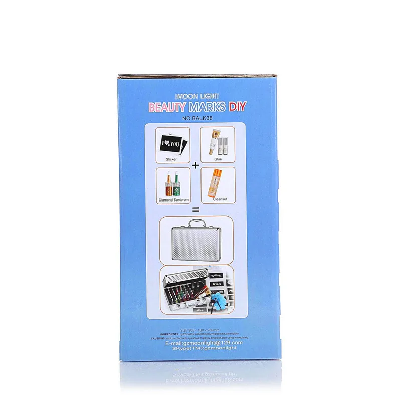 1 компл. мерцающий блеск 38 цветов косметическая пудра хна татуировки комплект