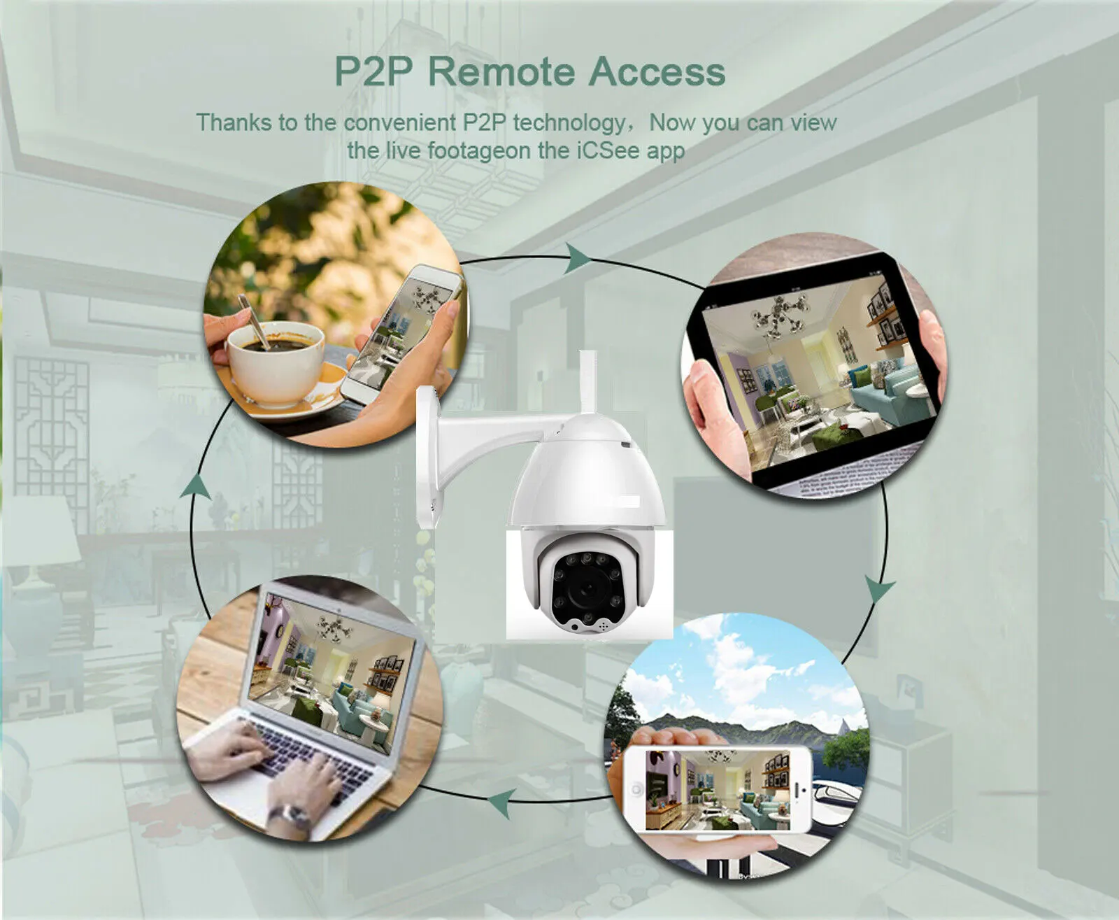 WI-FI Камера Открытый PTZ IP Камера 1080p Скорость купольная IP камера видеонаблюдения камеры ONVIF IP Камера 4x Оптический зум ptz Камера s