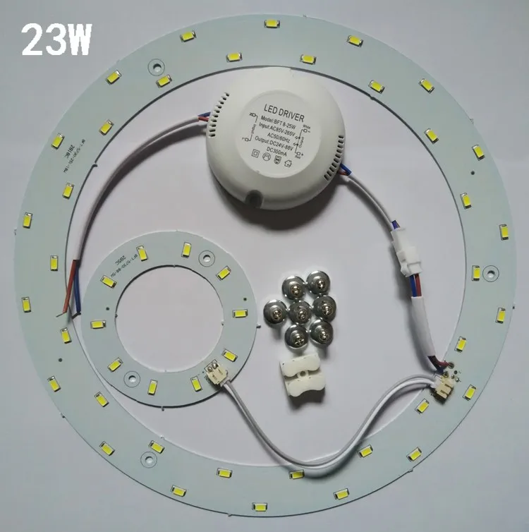 50 шт/lpts продвижение 23 W SMD 5730 потолочный круговой магнитный фонарь лампа 85-265 V AC220V круглое кольцо панель со светодиодной подсветкой с магнитом