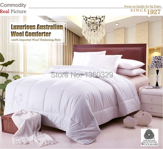 

220*240cm Premium Australian Wool Bed Comforter Winter Plus Size Quilts and Blankets Jingpin Wool Blanket Patchwork Bedspread