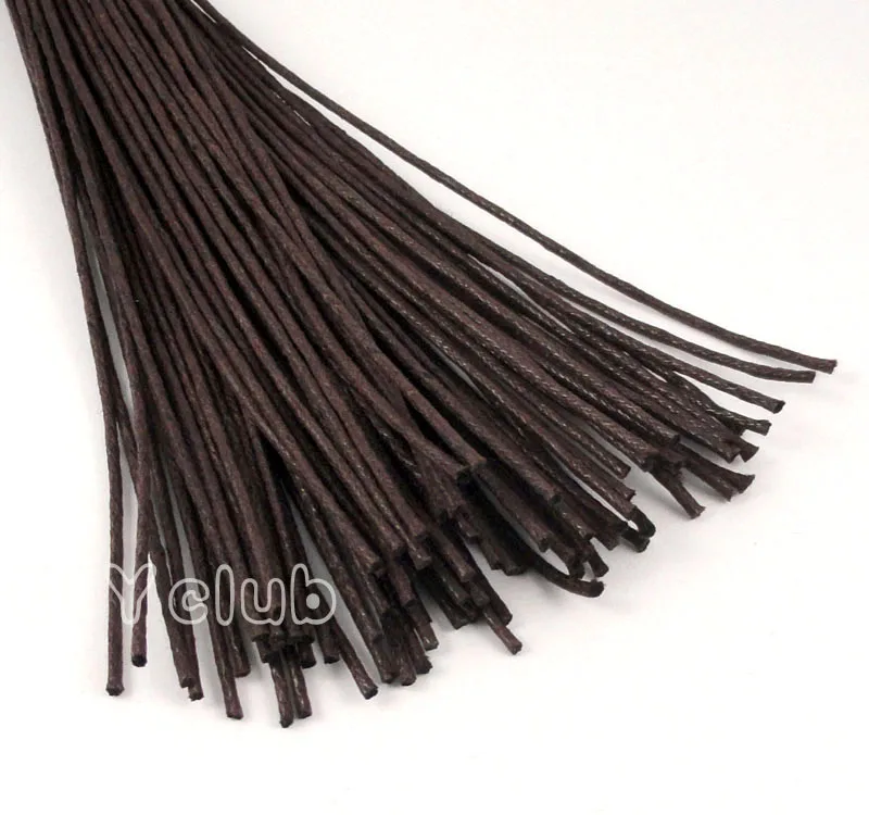 80 м/лот-темно-коричневый фотошнур Вощеная Веревка из пеньковой веревки для