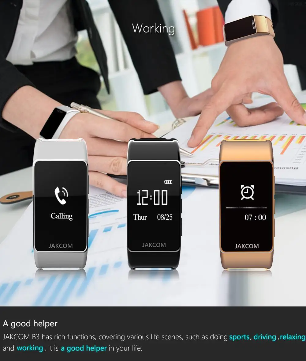 Jakcom B3 Smart Band Hot sale in Smart Watches as jam tangan pria elari montres