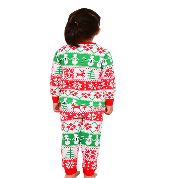 2 шт. Детская футболка с длинным рукавом и штаны из лайкры|christmas kids|clothes setkids baby boy |