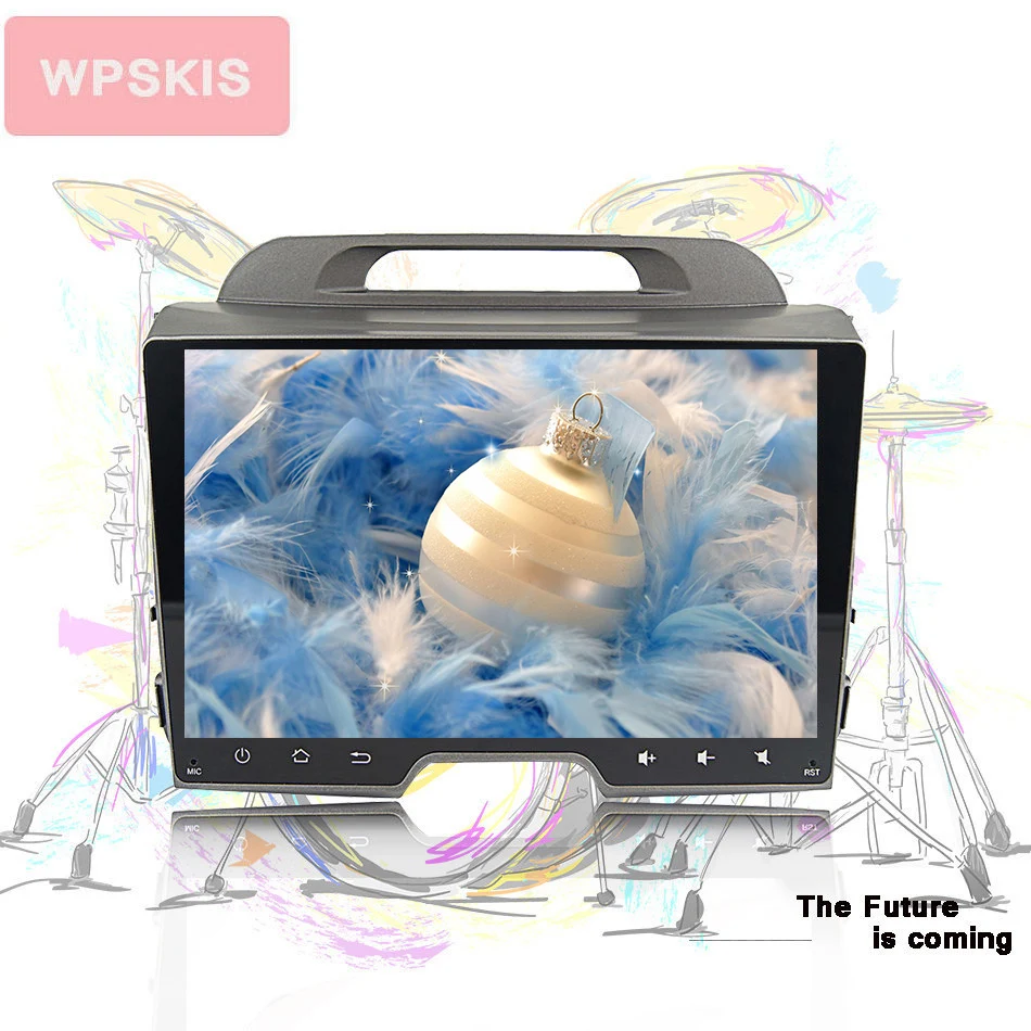 9 дюймовый ips экран android 10 0 8 ядерный автомобильный dvd плеер gps 2 din навигация видео