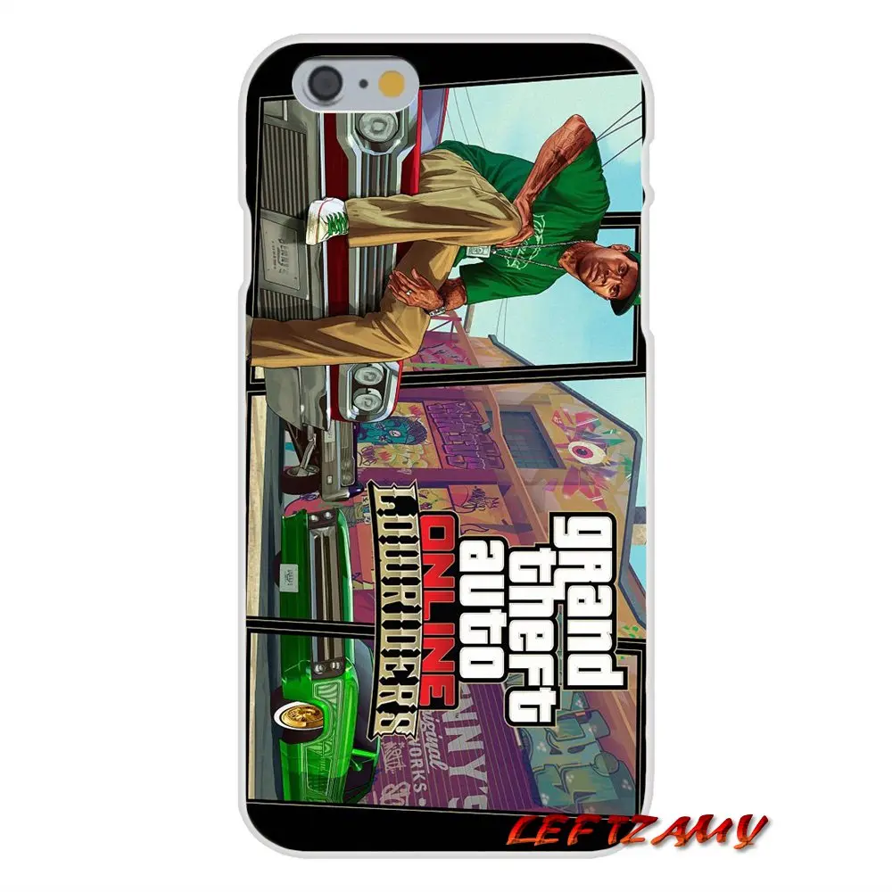 Аксессуары чехол для телефона Grand Theft Auto Gta 5 V Samsung Galaxy S3 S4 S5 MINI S6 S7 edge S8 S9 Plus Note 2 3 4