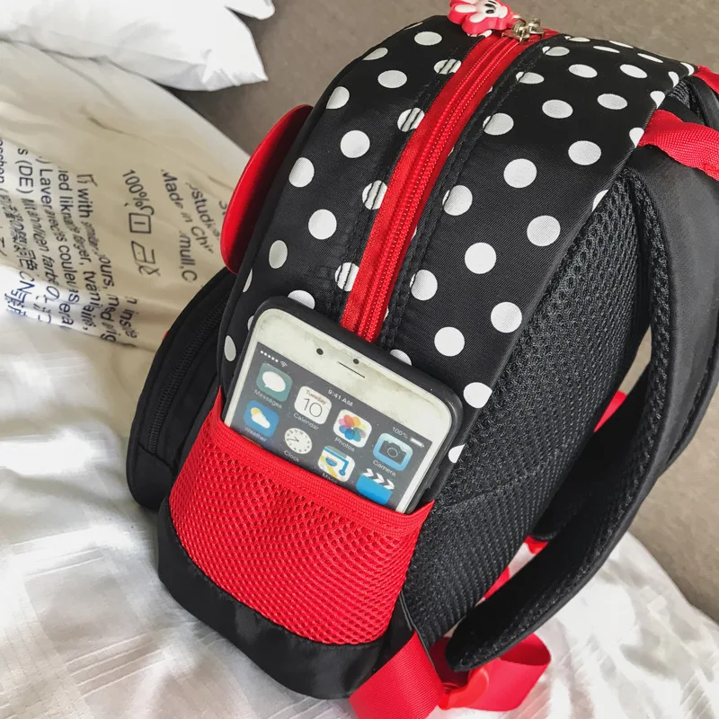 Милый мультяшный рюкзак с Микки Маусом для детского сада, рюкзак для девочек и мальчиков 3-6 лет, уличная дорожная школьная сумка с Минни Маус