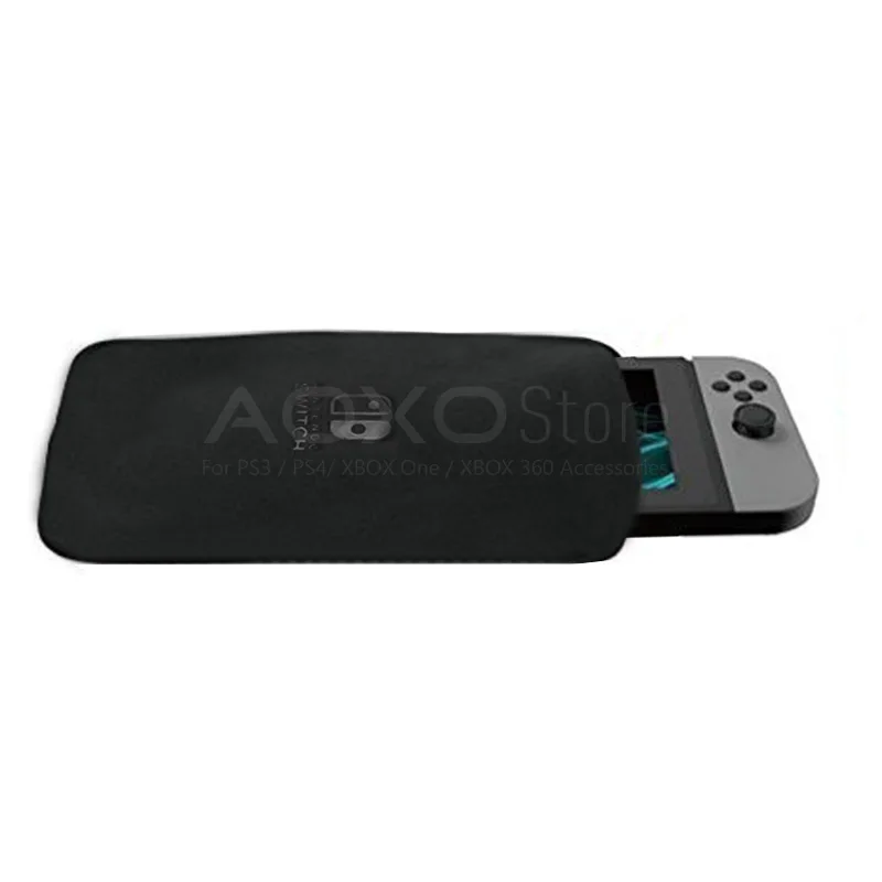 Черный мягкий дорожный защитный чехол для консоли Nintendo Switch NS Vedio|sleeve bag case|sleeve