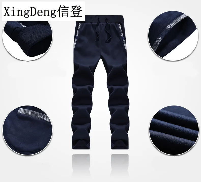

XingDeng New The Hoodies Winter Men sets warm Coat Punisher Hoodies Warm Male Thicken Jackets Zipper Hooded Sweatshirts USA SIZE