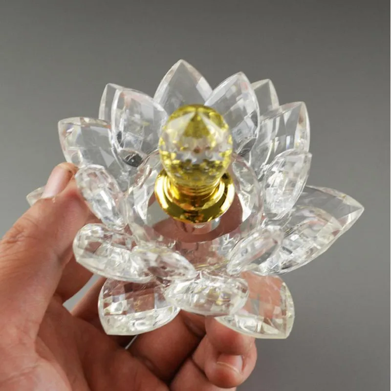XINTOU Crystal Clear &quotЦветок лотоса флакон духов свадьба приборной панели автомобиля