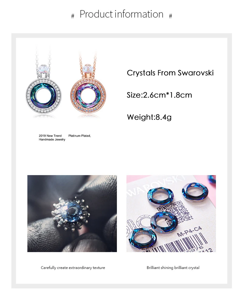 Malanda Новая мода флаконы духов ожерелья для женщин круглые кристаллы от SWAROVSKI Ожерелья Тела Свадебная вечеринка ювелирные изделия подарок