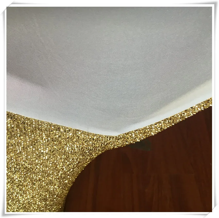 Чехлы для стула с золотыми блестками свадебного украшения | Дом и сад