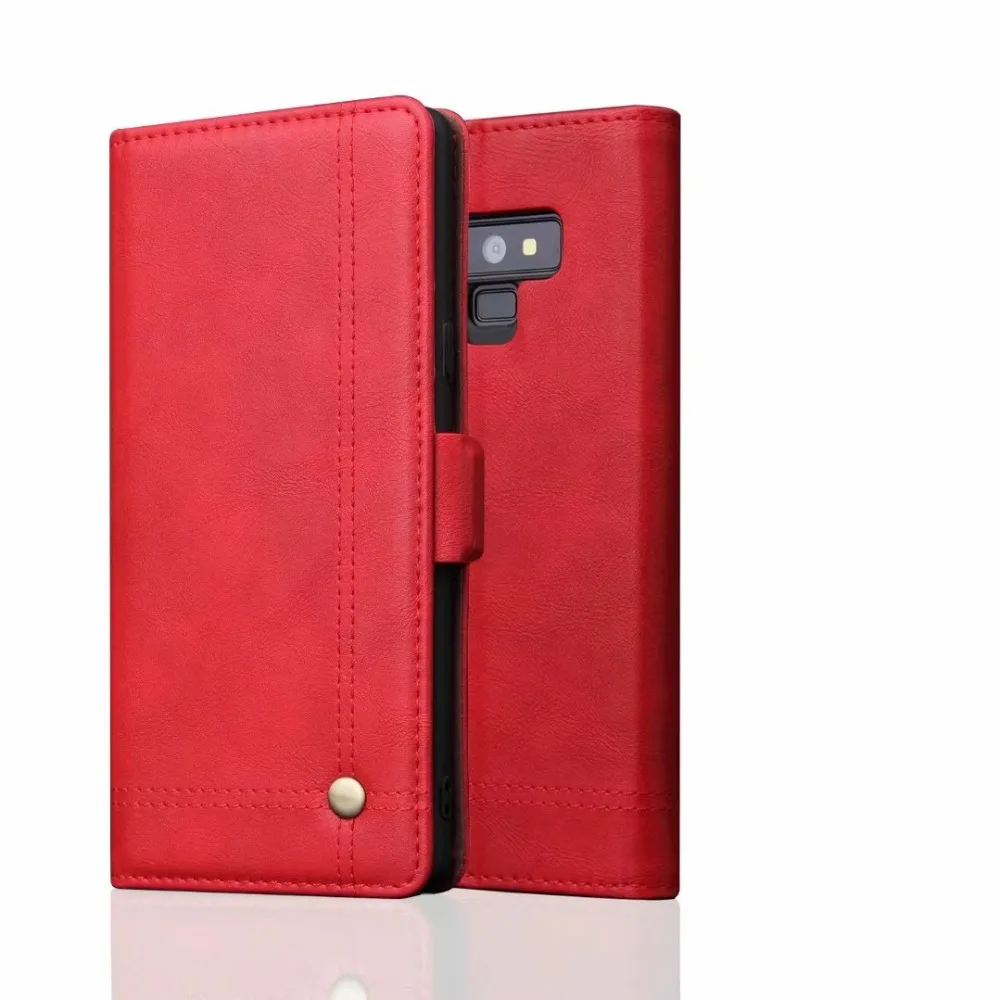 

2018 Hot PU Leather Flip Wallet Case For Samsung Note 9 8 Card Holder Stand Cover For Galaxy Note8 Note9 Capa