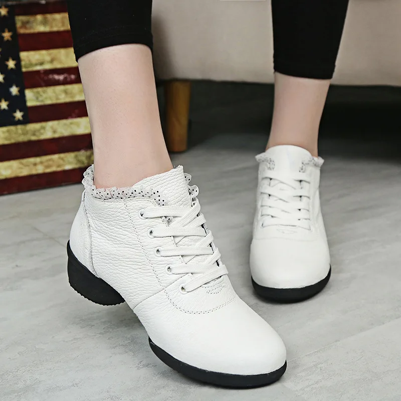 Профессиональная танцевальная обувь для женщин Женская из натуральной кожи с