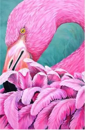 Flamingo 3 Luovisem 5D Diy Алмазная картина Фламинго Алмазная вышивка крестиком Цветочная Алмазная мозаика со стразами Фламинго домашний декор - Цвет: Flamingo 3