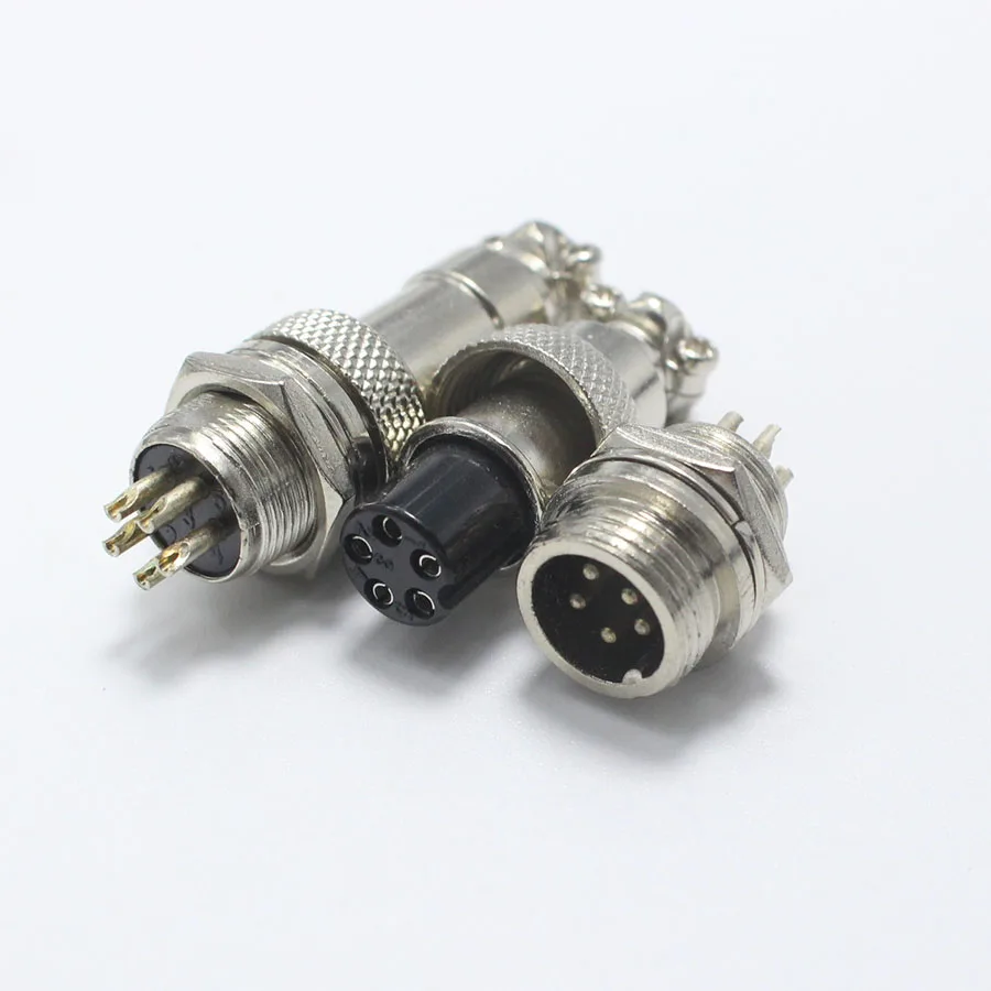 EClyxun 10 компл./лот GX12 XLR 12 мм 2 3 4 5 6 контактный разъем мужской аудио кабель адаптер