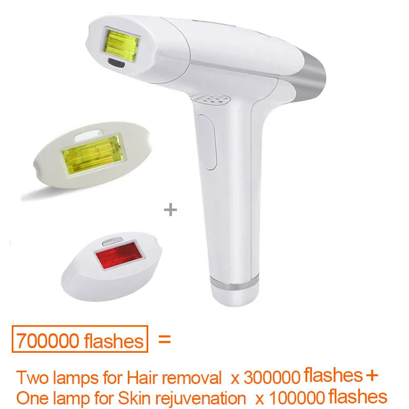 Extra Lamp Lescolton 2in1 IPL лазерная эпиляция машина лазерная эпиляция Эпилятор постоянный бикини триммер электрический depilador лазерный - Цвет: Extra Lamp