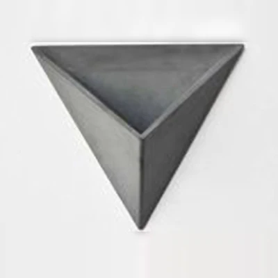 Pendant flowerpot Треугольный кулон/настенный подвесной цветочный горшок, креативный цементный цветочный горшок, настенное украшение, цветочный завод, домашний ресторанный настенный кулон - Цвет: Pendant flowerpot