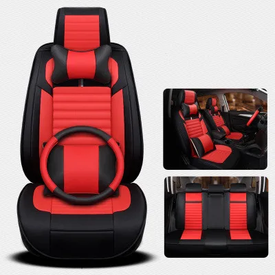 Newly! Full set car seat covers + Steering wheel cover for Nissan Sentra 2017-2011 2016 Free shipping | Автомобили и мотоциклы