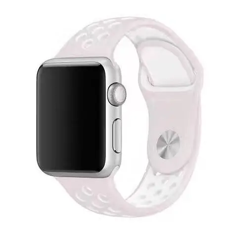 Ремешок для Apple Watch, мягкий резиновый браслет для iwatch, силиконовый браслет 38 мм, 42 мм, 40 мм, 44 мм, серия 1/2/3/4/5
