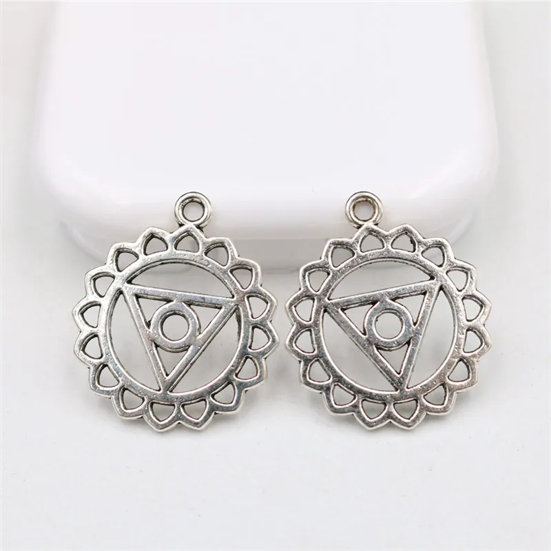 6 шт. серебристые креативные винтажные ожерелья-подвески в виде сетки с окошком