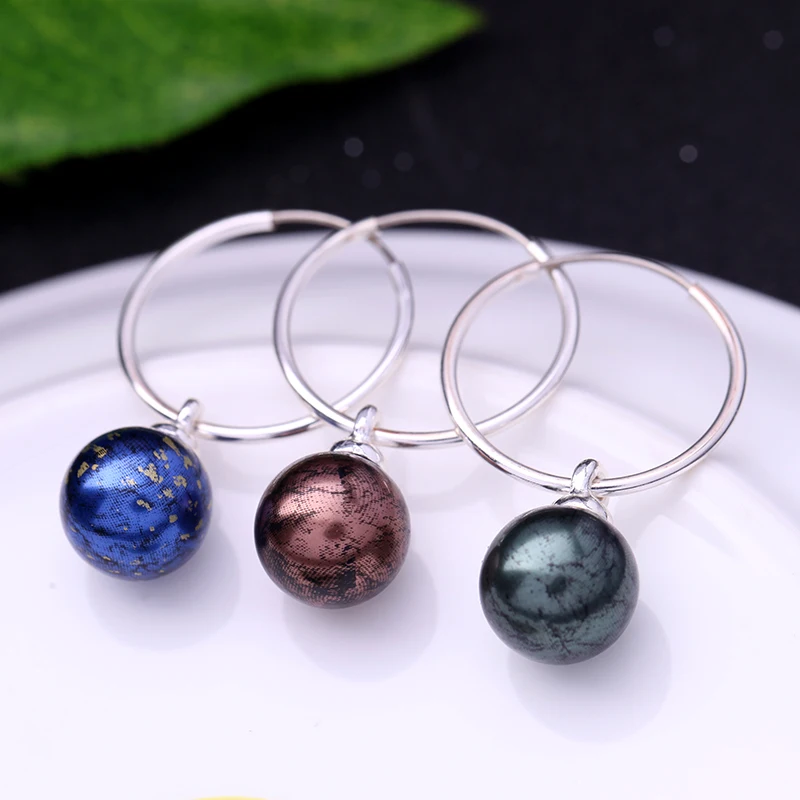 3 цвета синий и красный зеленый этнические Модные Винтажные серьги с подвеской