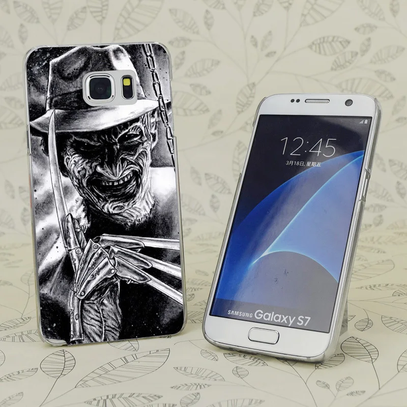 C3862 Freddy Krueger Transparent Hard PC Case Cover For Samsung Galaxy S 3 4 5 6 7 Mini Edge Plus Note 9 |