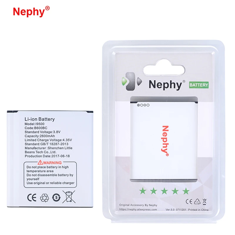 Оригинальный аккумулятор Nephy B600BE B600BC S 4 для Samsung galaxy S4 i9505 i9506 i9500 i9295 G7105 G7102 Active i337 i545