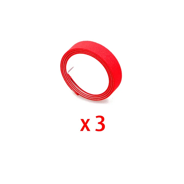 3x Red Tape Защитная пленка для настольного тенниса(не липкая пленка) боковая лента Набор аксессуаров для пинг-понга Tenis De Mesa - Цвет: 3x Red Tape