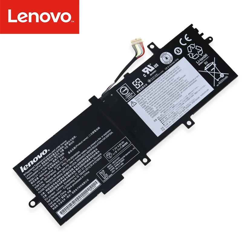 Оригинальный аккумулятор для ноутбука Lenovo ThinkPad Helix 2 00HW004 00HW005 00HW010 00HW011 SB10F46442 SB10F46443