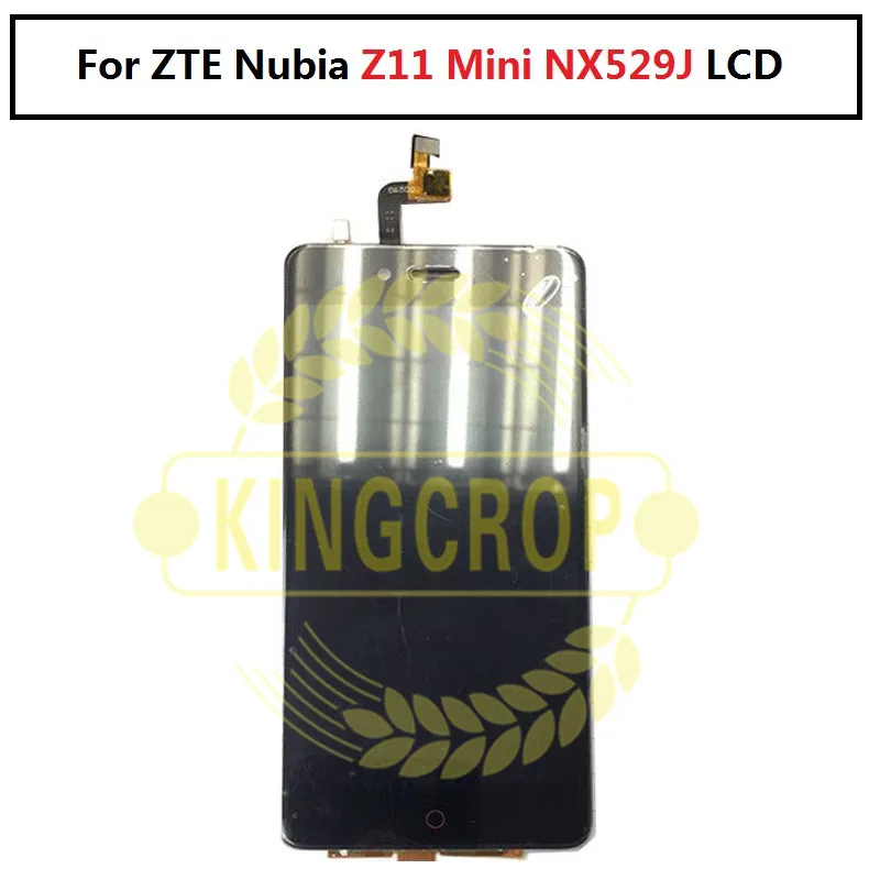 Для 5 0 &quotZTE Nubia Z11 Mini NX529J ЖК-экран + сенсорный экран дигитайзер белый/черный